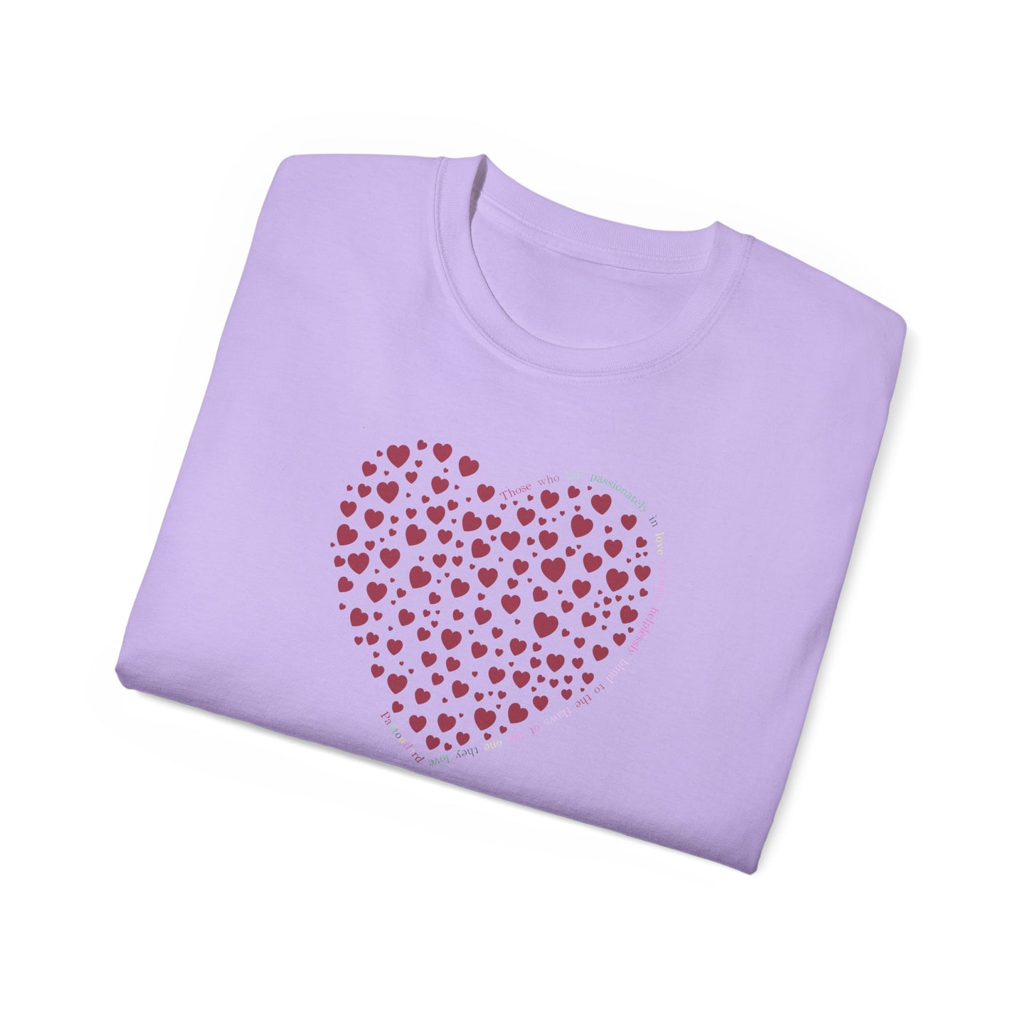 Red Heart Unisex Kurzarm-T-Shirt