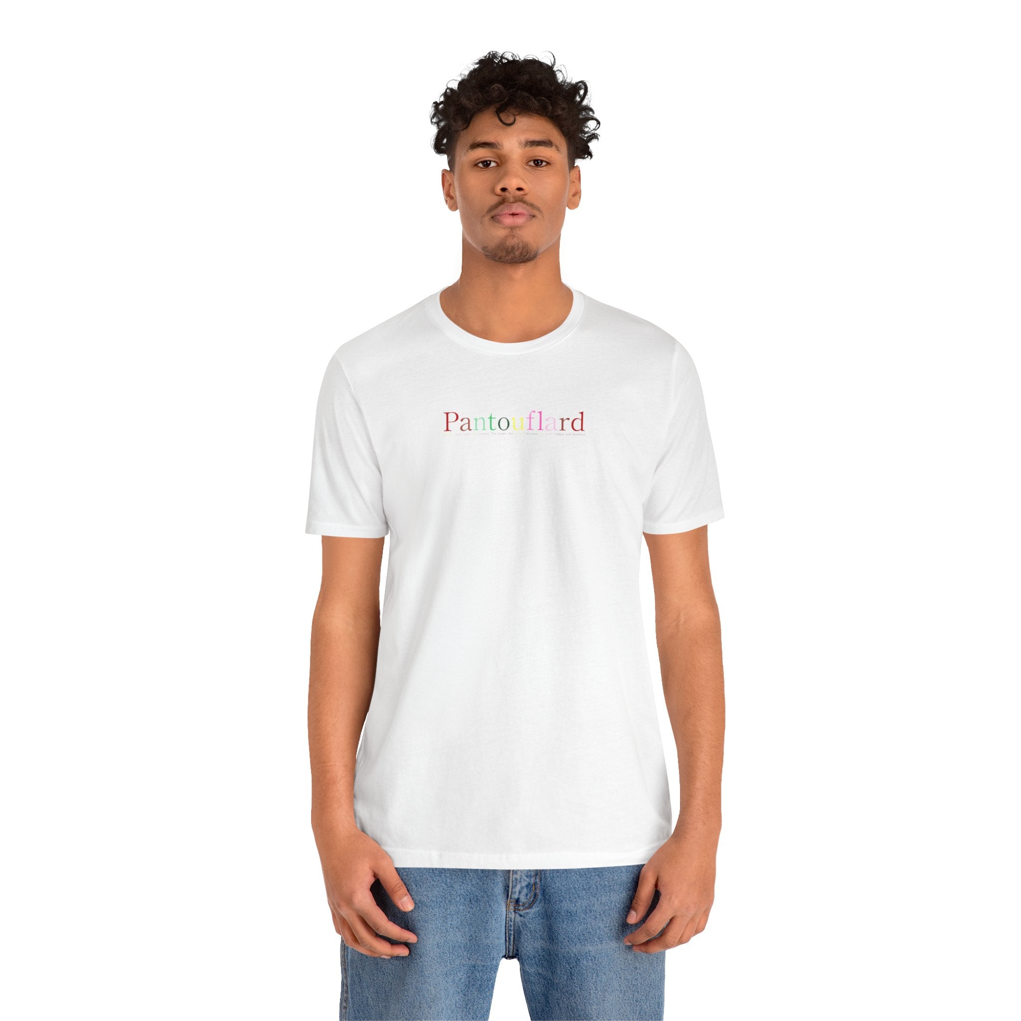 Unisex Minimalist Logo T-Shirt - 100% Airlume Cotton Soft Jersey Tee