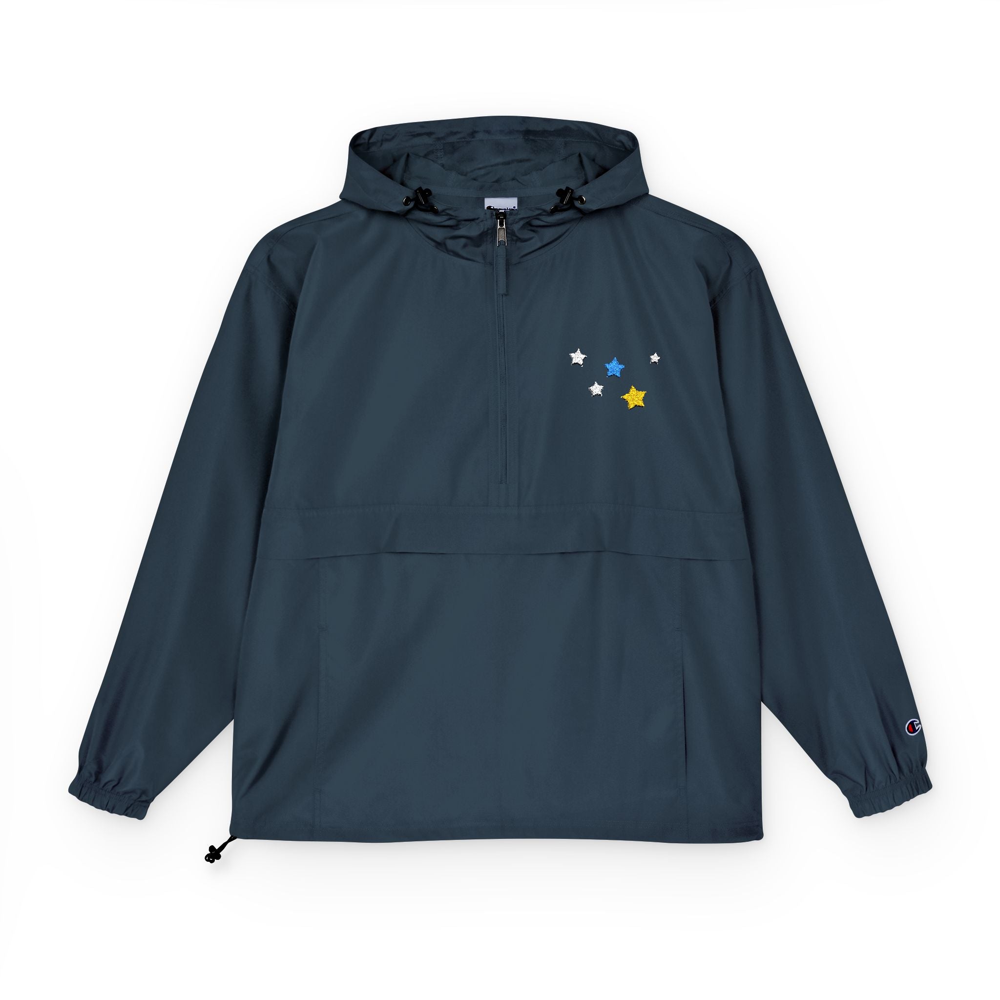 Champion Men's & Women's Cassiopeia Constellation Embroidered Anorak - W-Shape Packable Jacket
