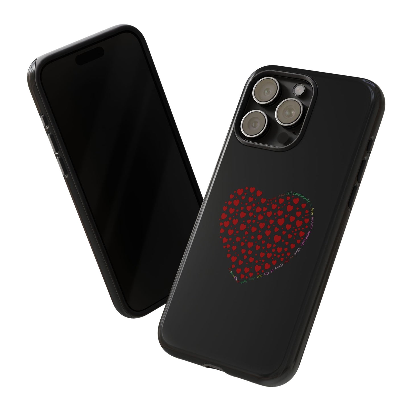 Fundas de corazón rojo para teléfonos iPhone, Galaxy, Google Pixel (54 tipos)