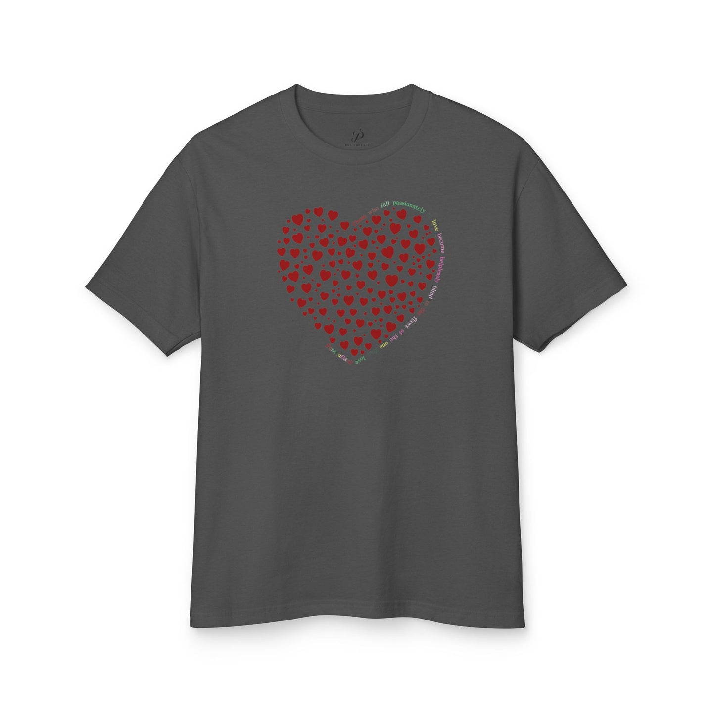 Camiseta de algodón pesada unisex Red Heart