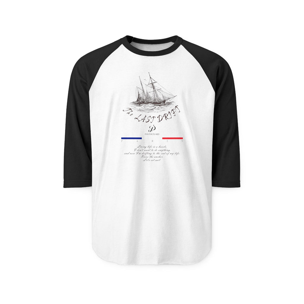 Unisex White Last Drift Cotton Raglan Shirt