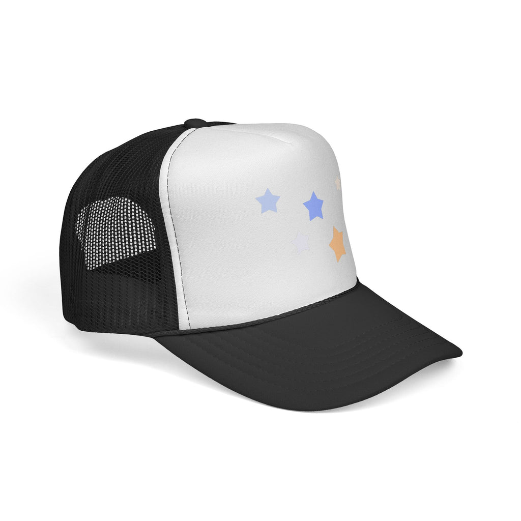 Unisex Cassiopeia Star Print Polyester Trucker Cap
