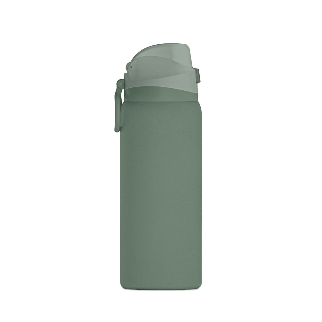 Sedona Red Vertical Pantouflard Logo 32oz Stainless Steel Oasis Water Bottle