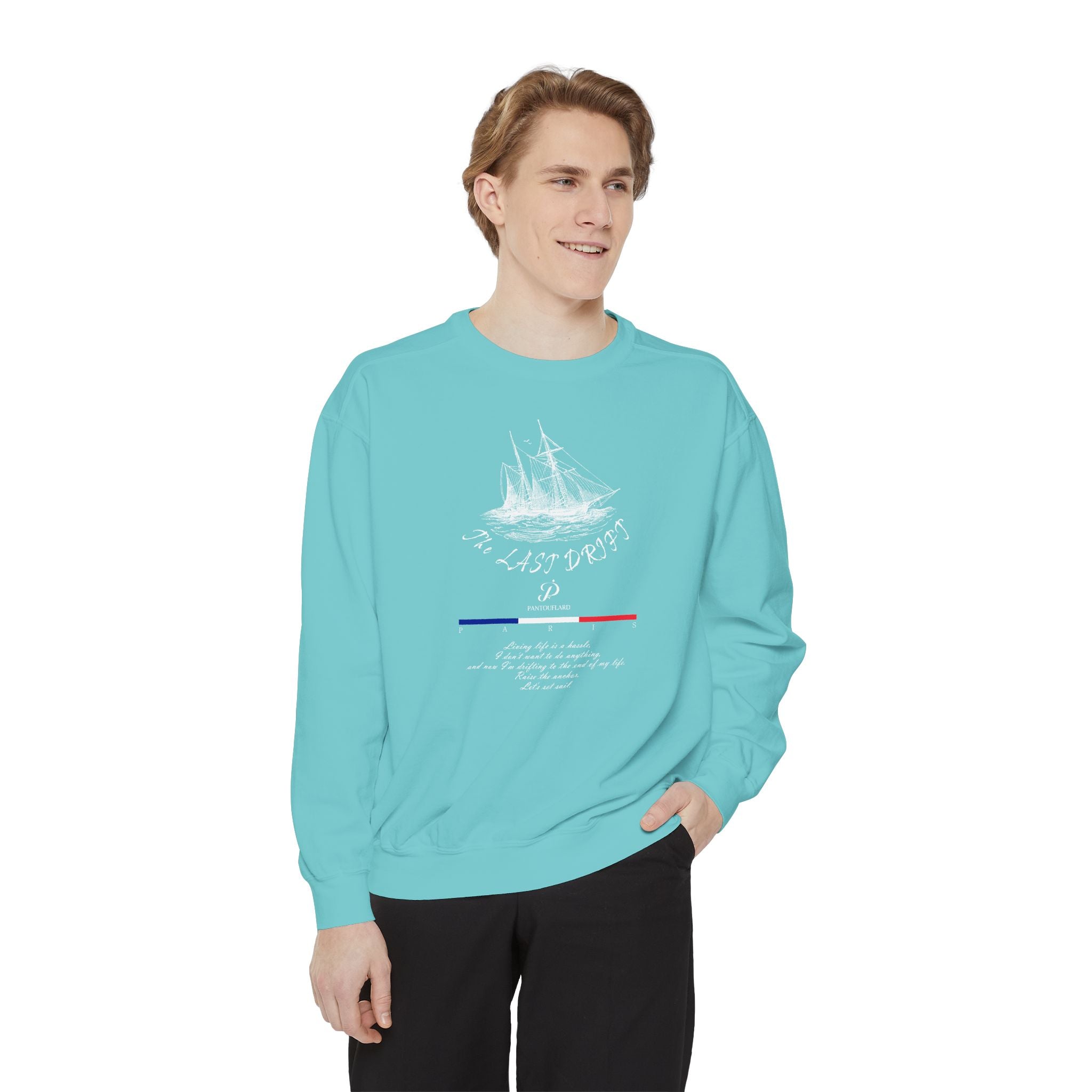 Unisex Navy Last Drift Cotton Blend Sweatshirt