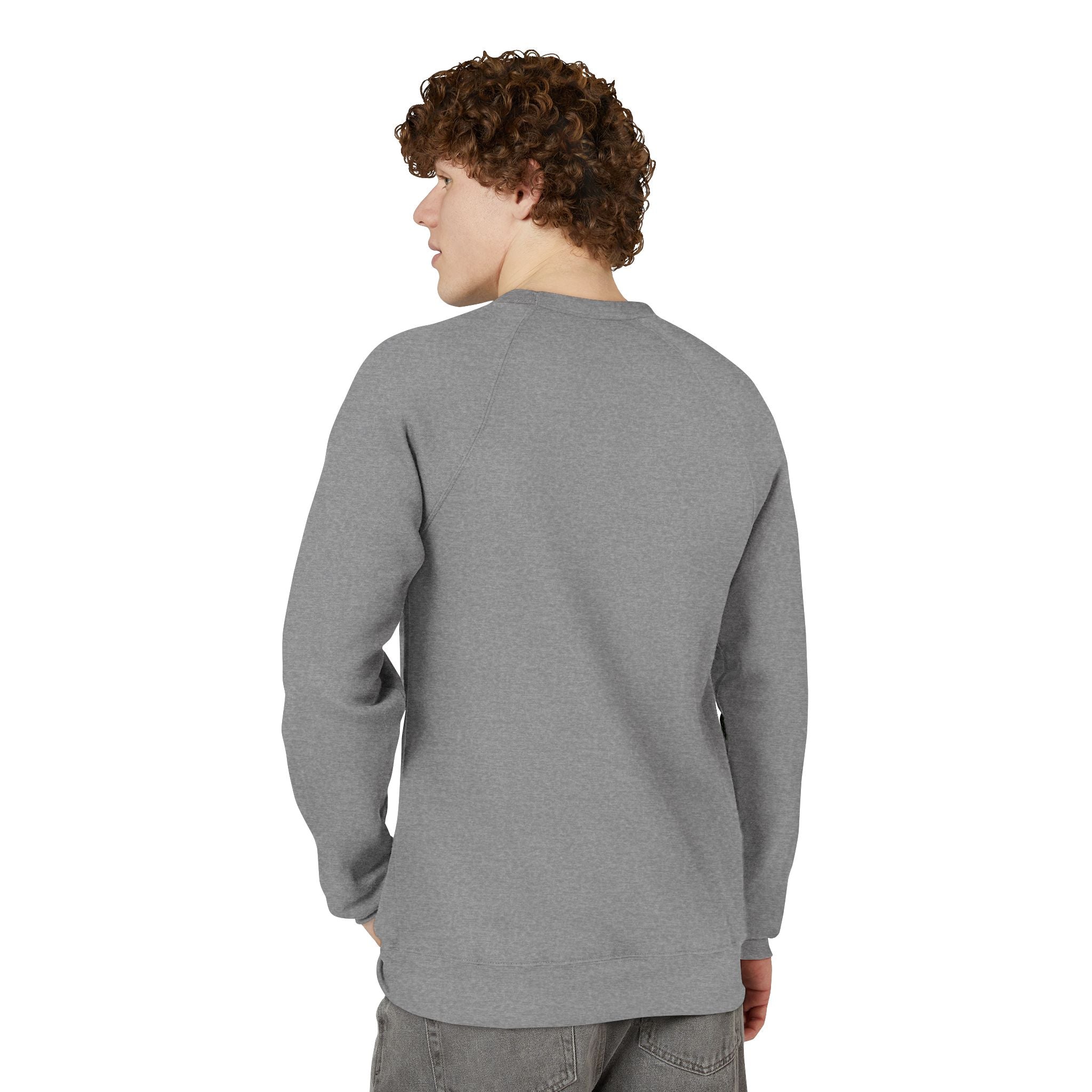 Unisex Old Money Aesthetic Raglan Sweatshirt - Colorful Logo (Premium Sponge Fleece)