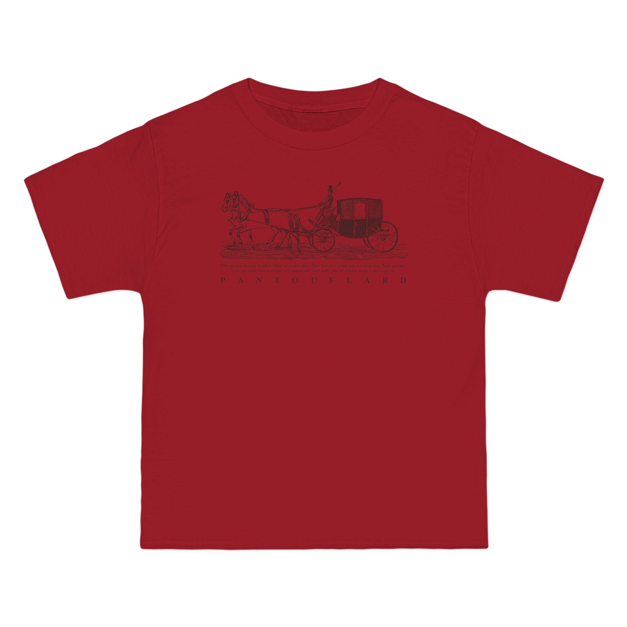 Unisex Burnt Orange Vintage Carriage Graphic 100% Cotton T-Shirt