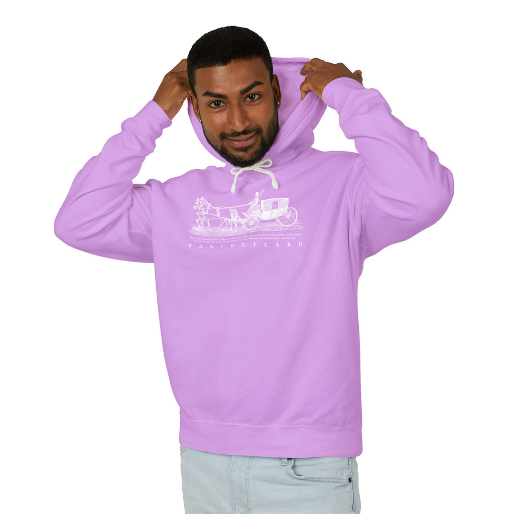 Old Money Equestrian Heritage Hoodie - The Timeless Carriage II (Lightweight 100% Cotton)