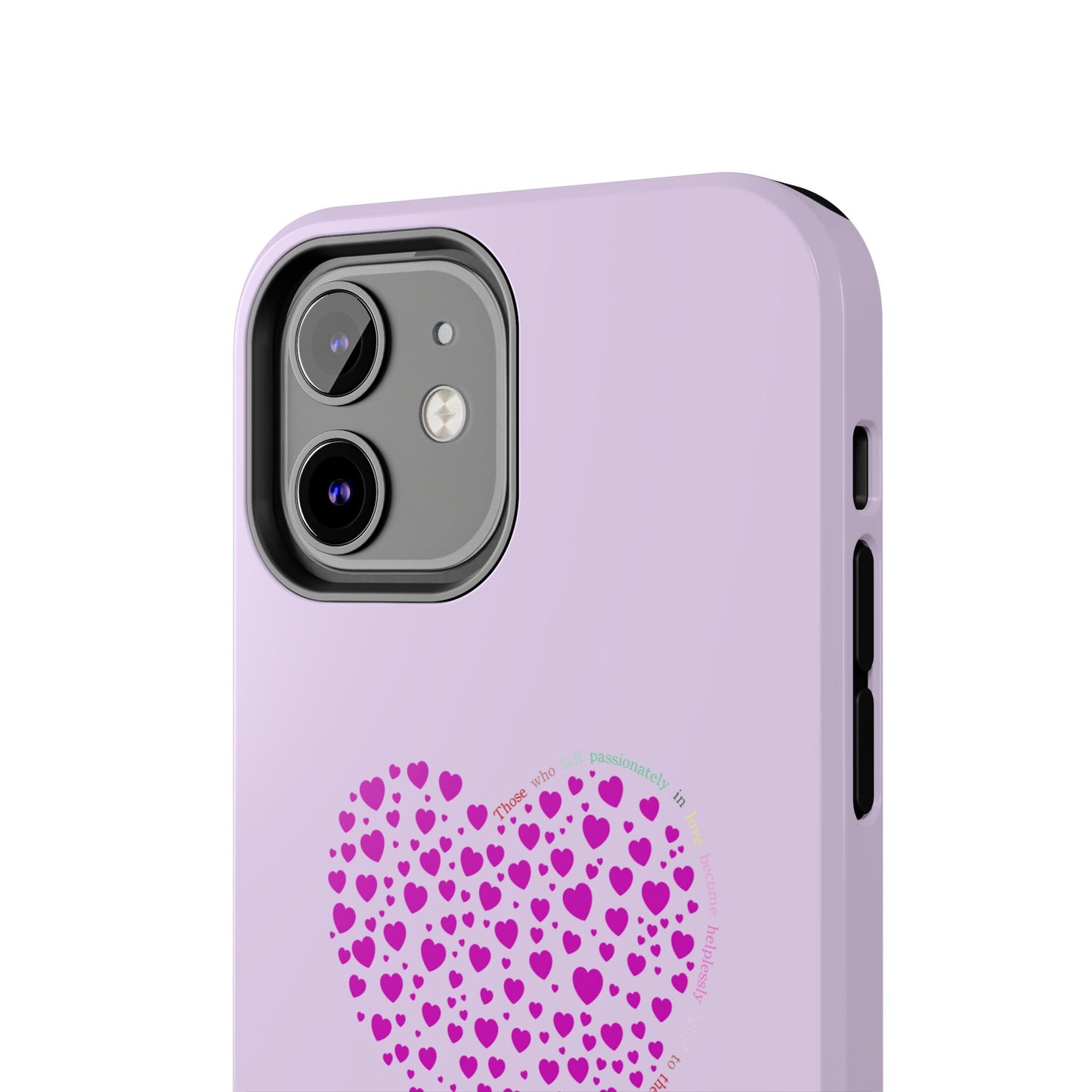 Pink Heart Design Tough iPhone Cases
