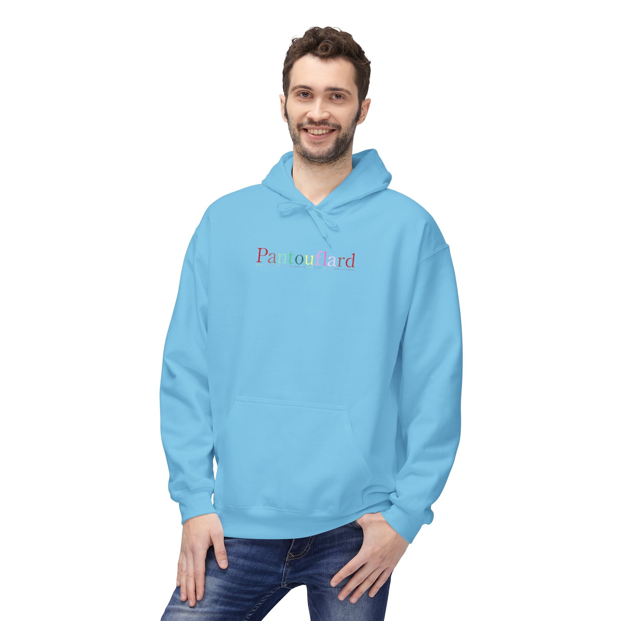 Old Money Aesthetic Premium Hoodie - Pantouflard Logo (Gildan Hammer Heavyweight Fleece)