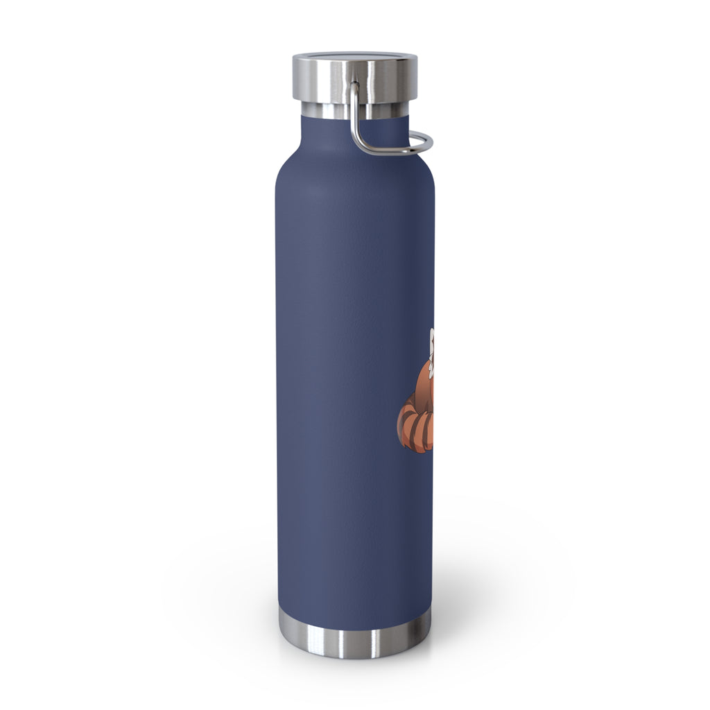Orange Cute Sleeping Red Panda 22oz Copper Vacuum Insulated Bottle
