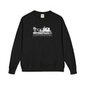 Old Money Equestrian Heritage Crewneck - The Nostalgic Journey II (Dark Academia Garment-Dyed Sweatshirt)
