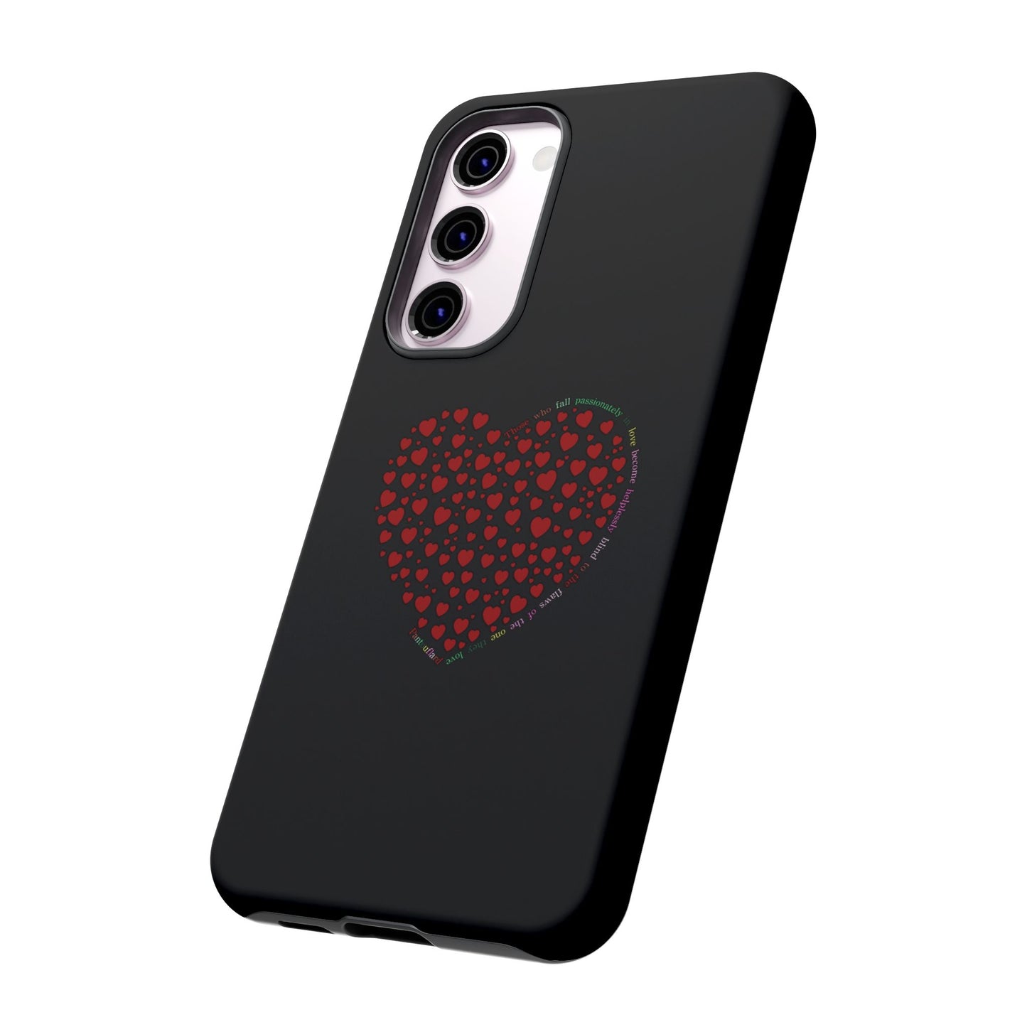 Fundas de corazón rojo para teléfonos iPhone, Galaxy, Google Pixel (54 tipos)