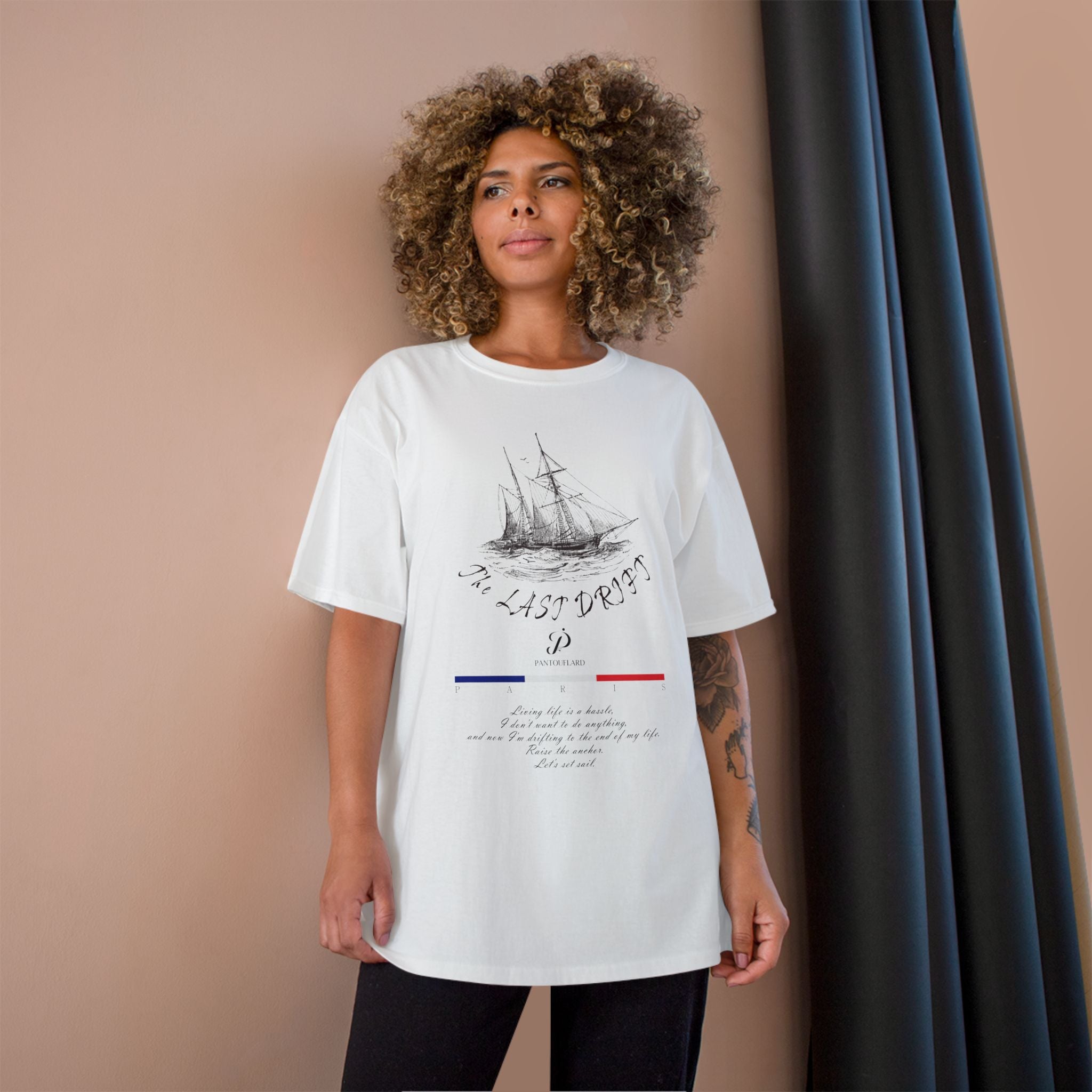 Champion Unisex White Last Drift Cotton T-Shirt