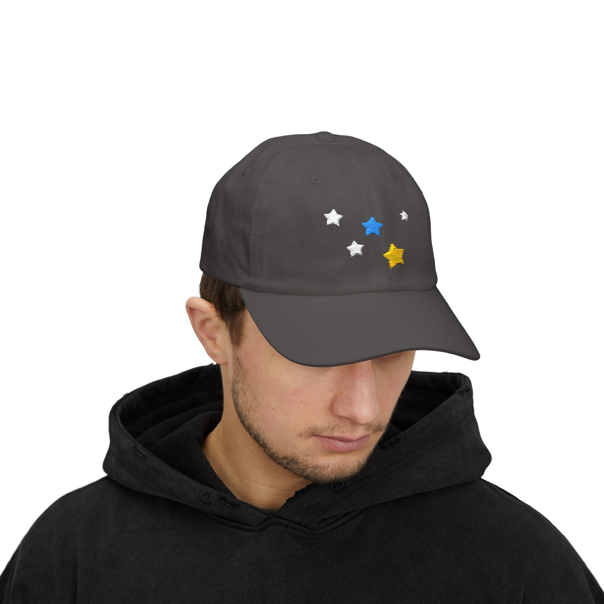 Unisex Cassiopeia Star Embroidered Cotton Dad Cap