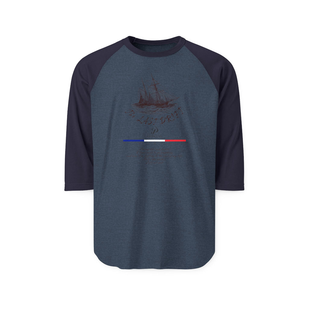 Unisex White Last Drift Cotton Raglan Shirt