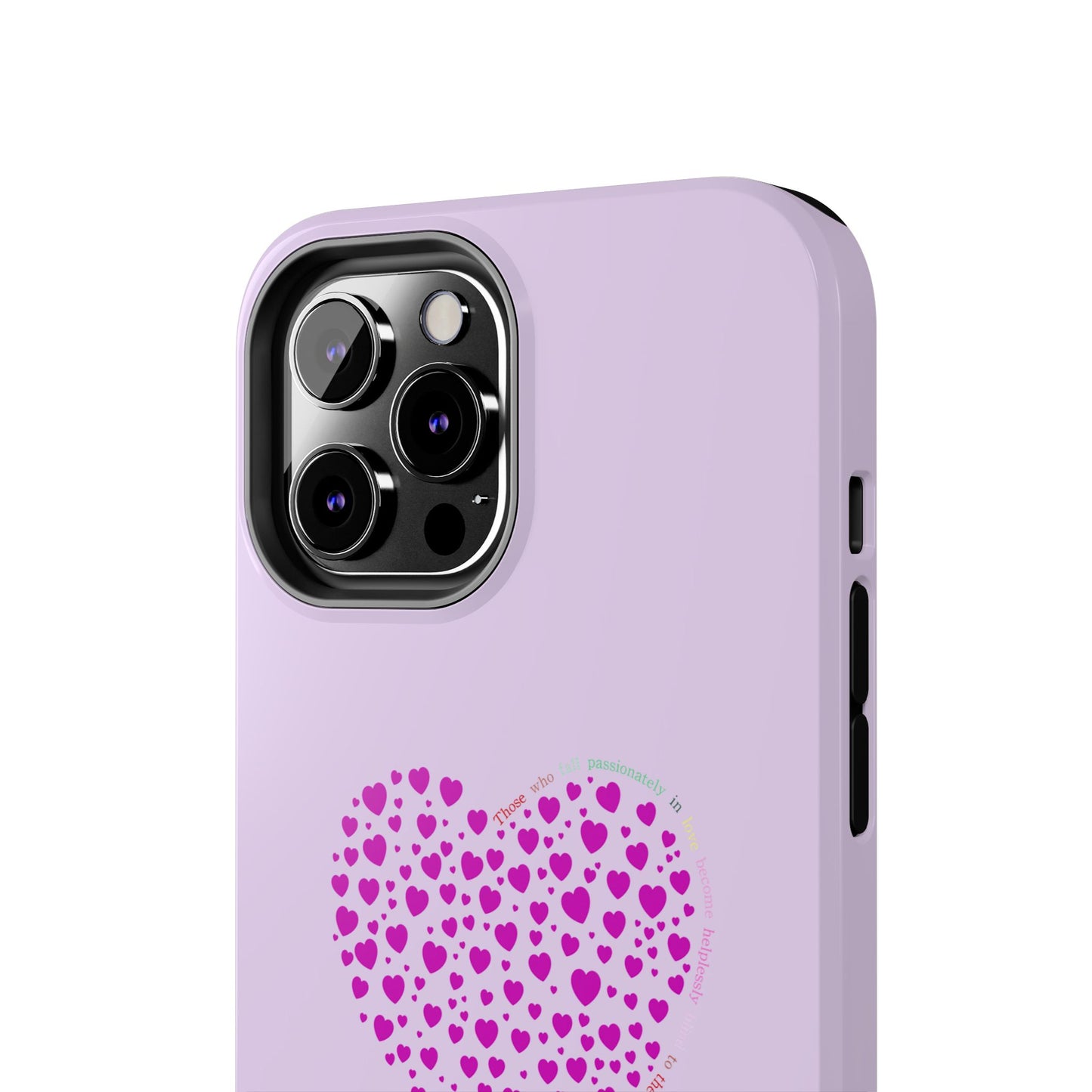 Pink Heart Design Tough iPhone Cases