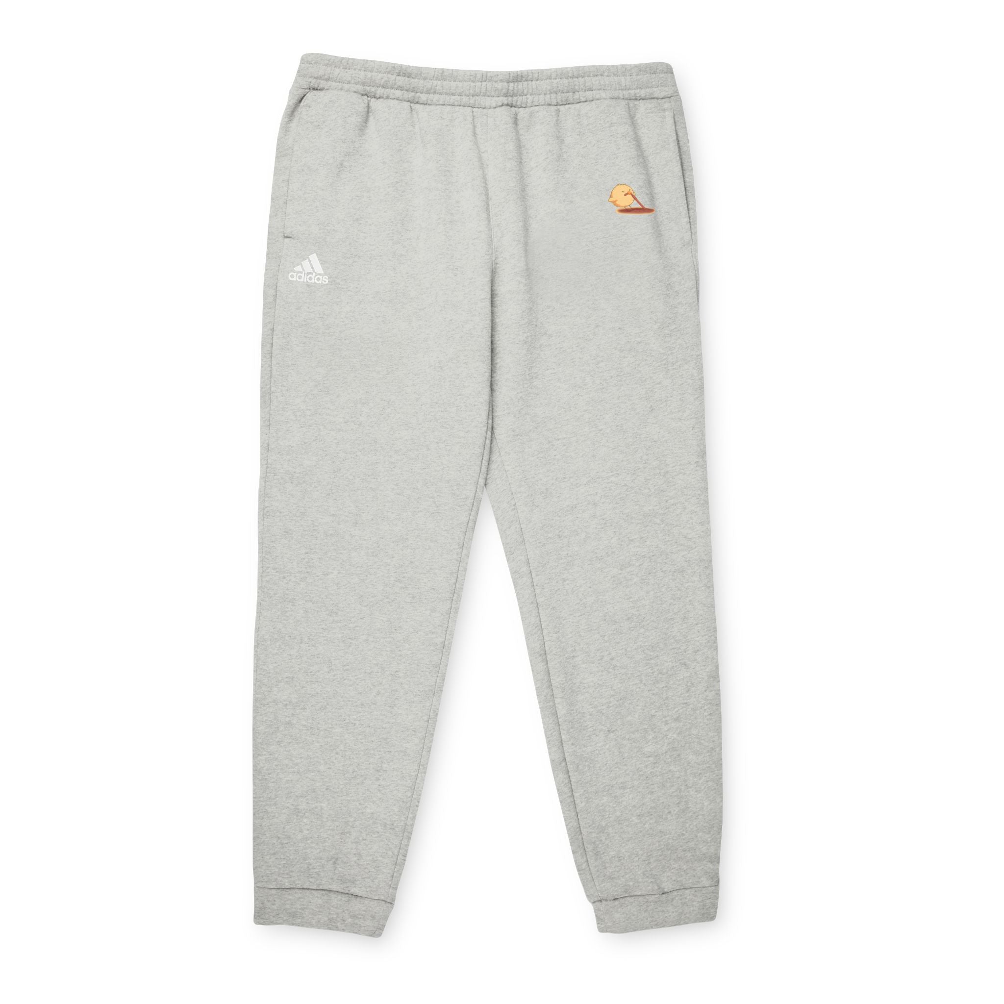 Adidas Fleece Joggers - Sweatpants with Cute Chick Cartoon