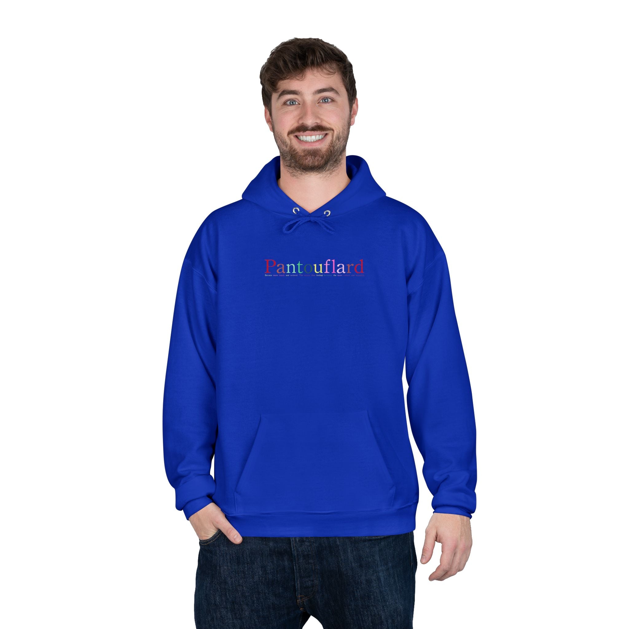 Pantouflard Graphic Eco-Fleece Hoodie | Sustainable Cotton Blend Pullover