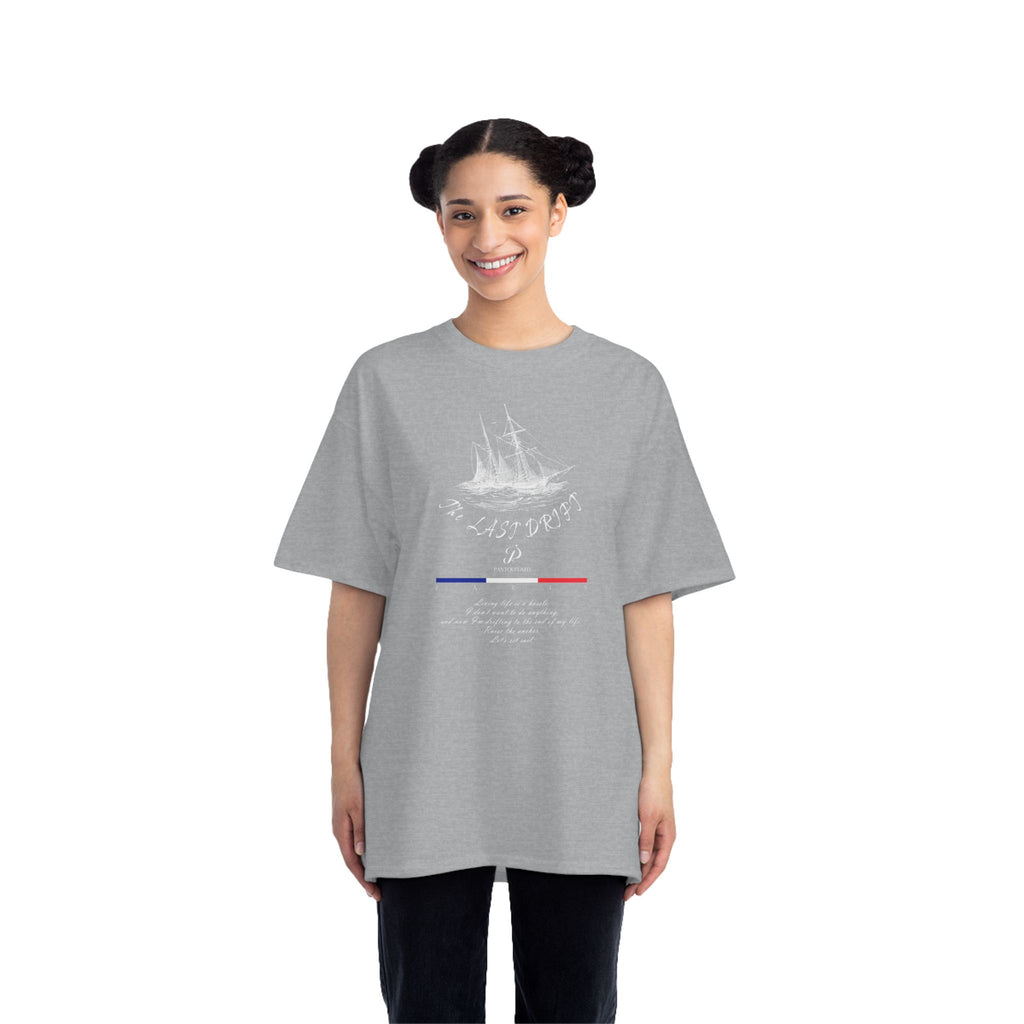Unisex Black Hanes Vintage Ship Graphic 100% Cotton T-Shirt