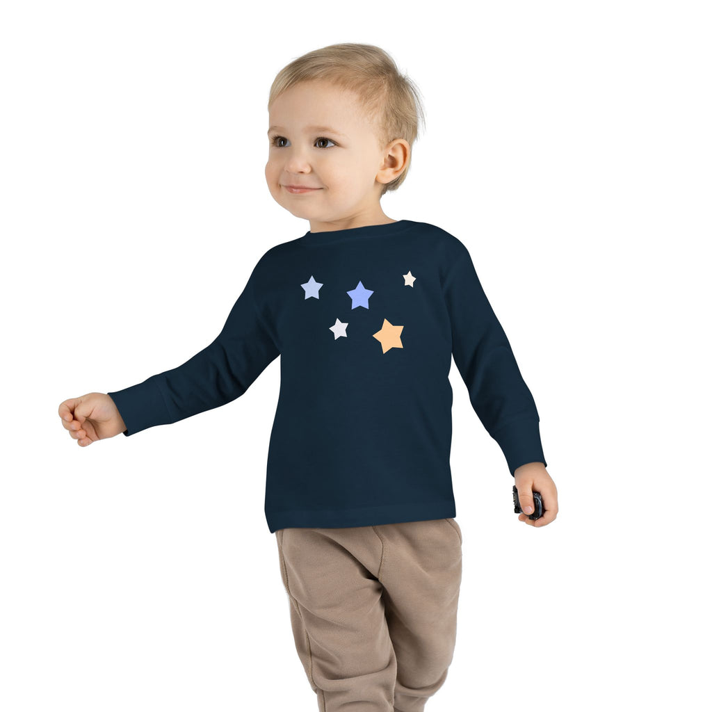 Toddler Cassiopeia Star Print Cotton Baby Long Sleeve Tee