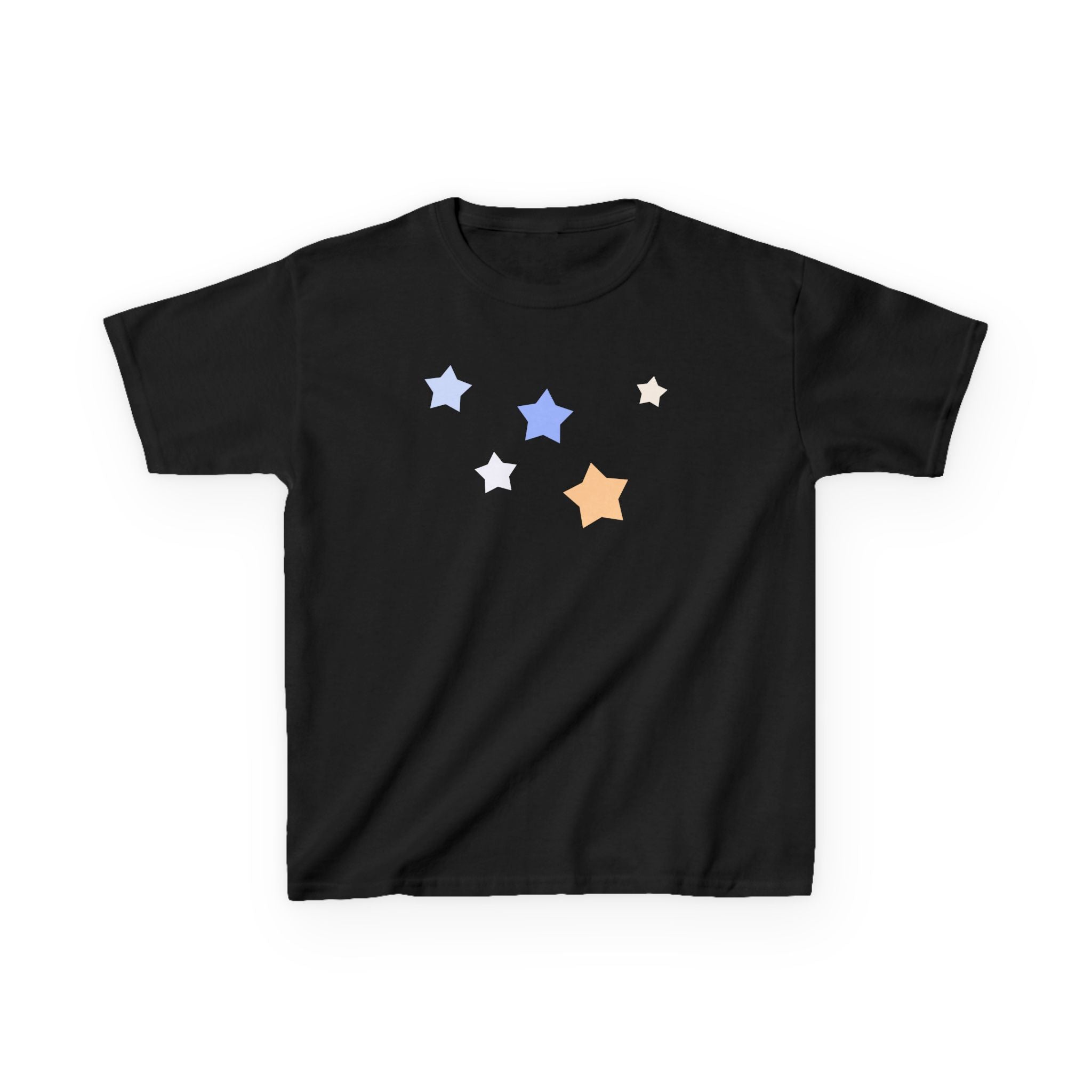 Kids Boys' & Girls' Cassiopeia Constellation Graphic T-Shirt - W-Shape Heavy Cotton Tee