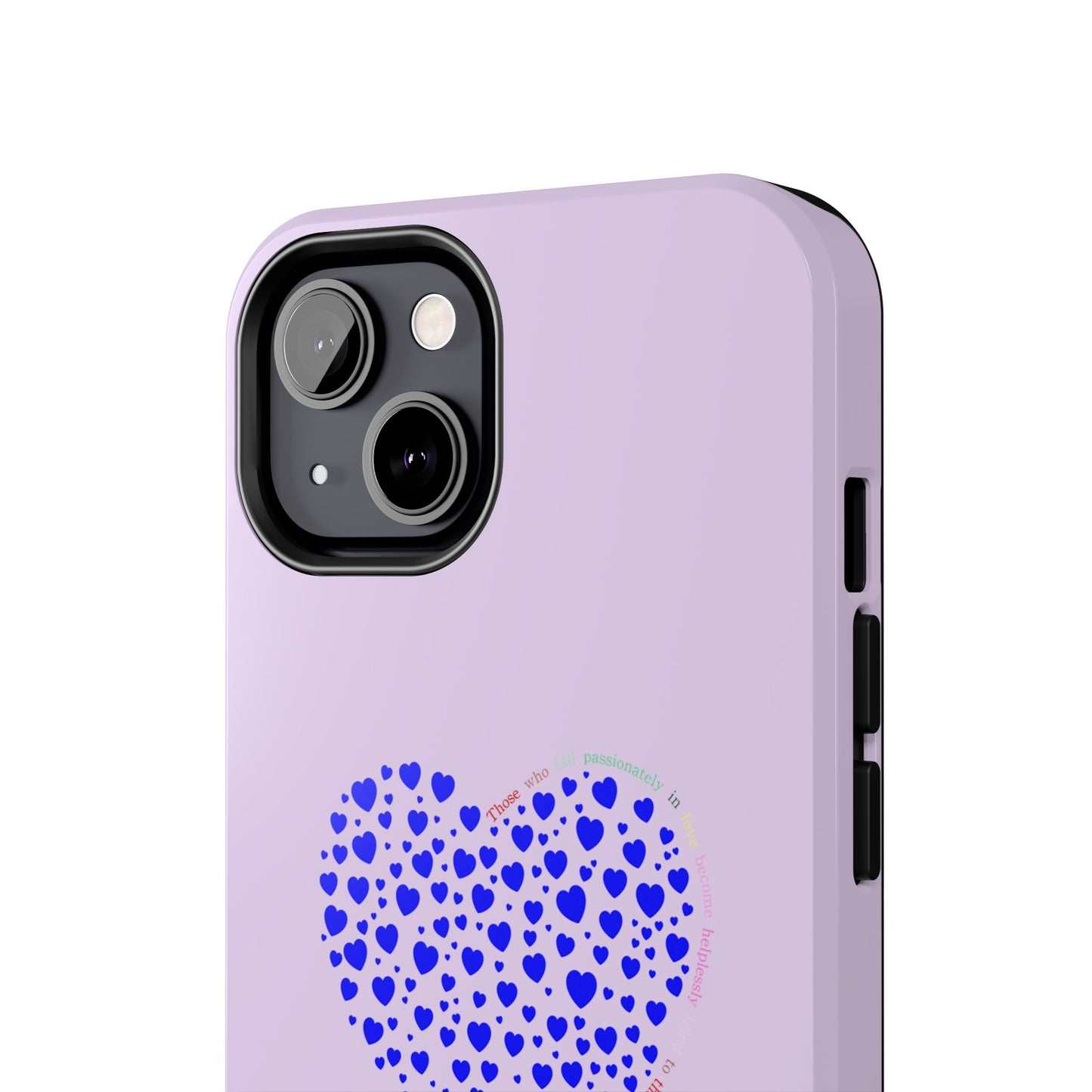 Blue Heart Design Tough iPhone Cases