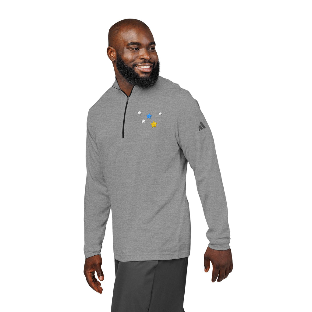 Adidas Cassiopeia Constellation Embroidered Quarter-Zip - W-Shape Performance Pullover