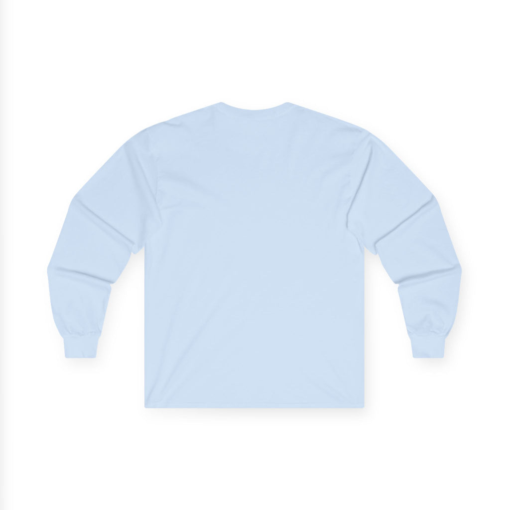 Unisex Black Pantouflard Carriage Cotton Long Sleeve Tee