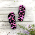 Men's/Women's Pink Shark Flip Flops - Graphic Thong Sandals