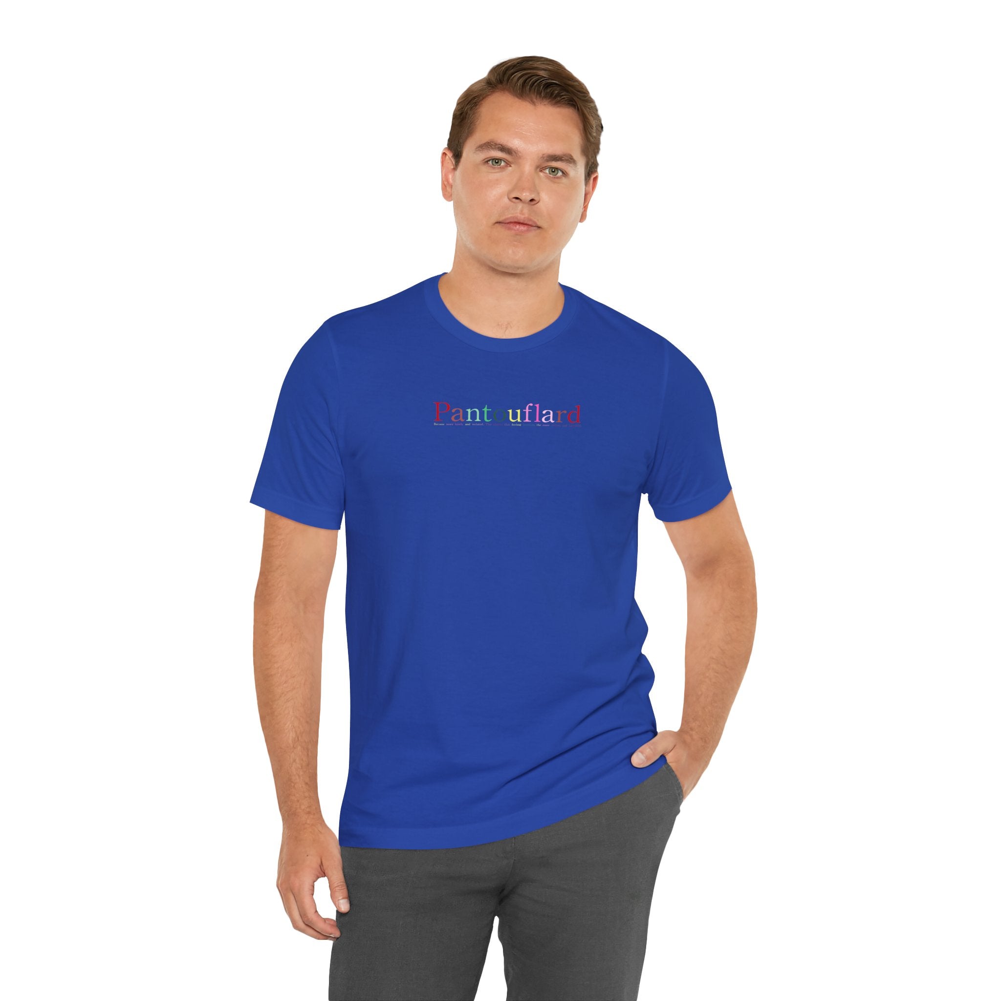 Unisex Minimalist Logo T-Shirt - 100% Airlume Cotton Soft Jersey Tee