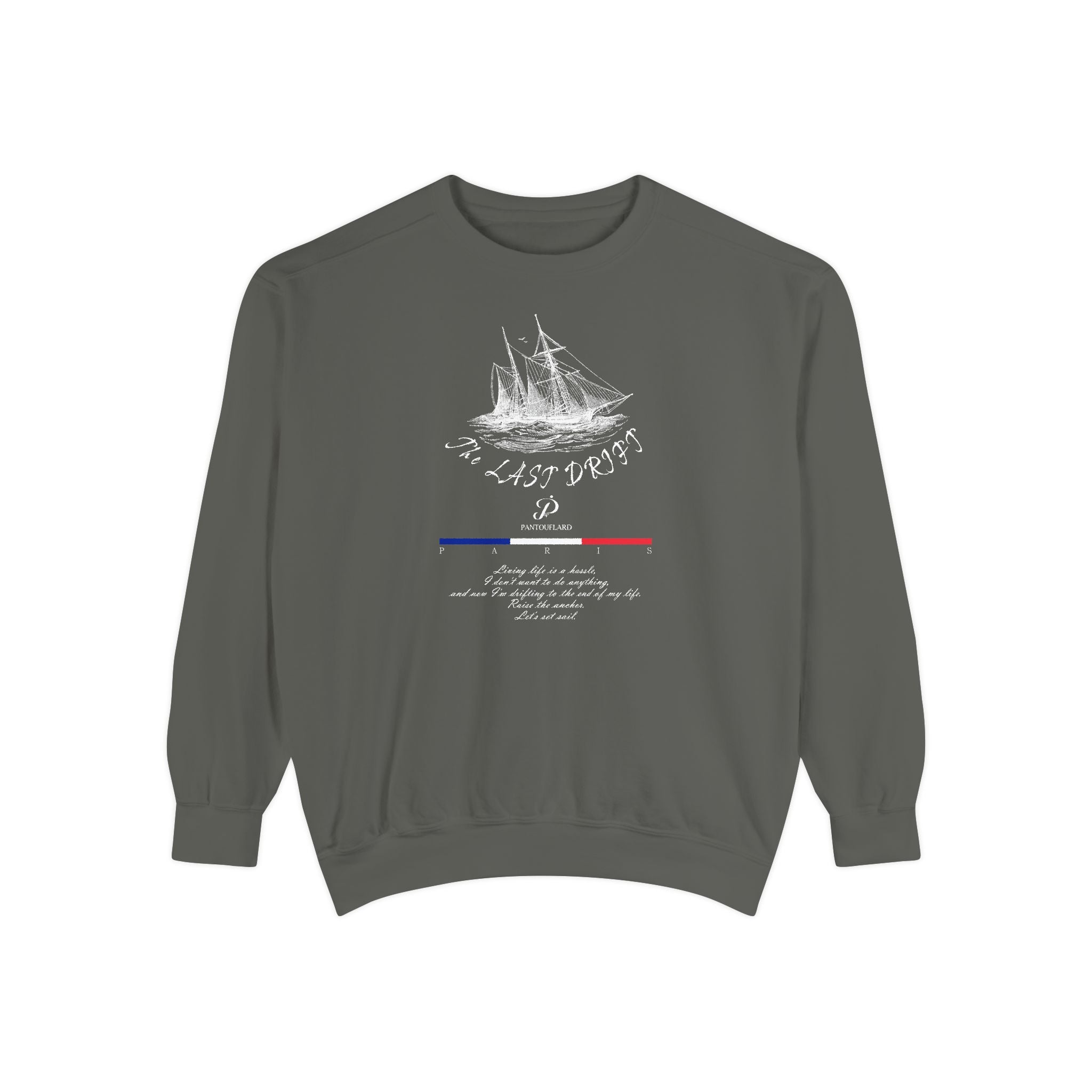 Unisex Navy Last Drift Cotton Blend Sweatshirt