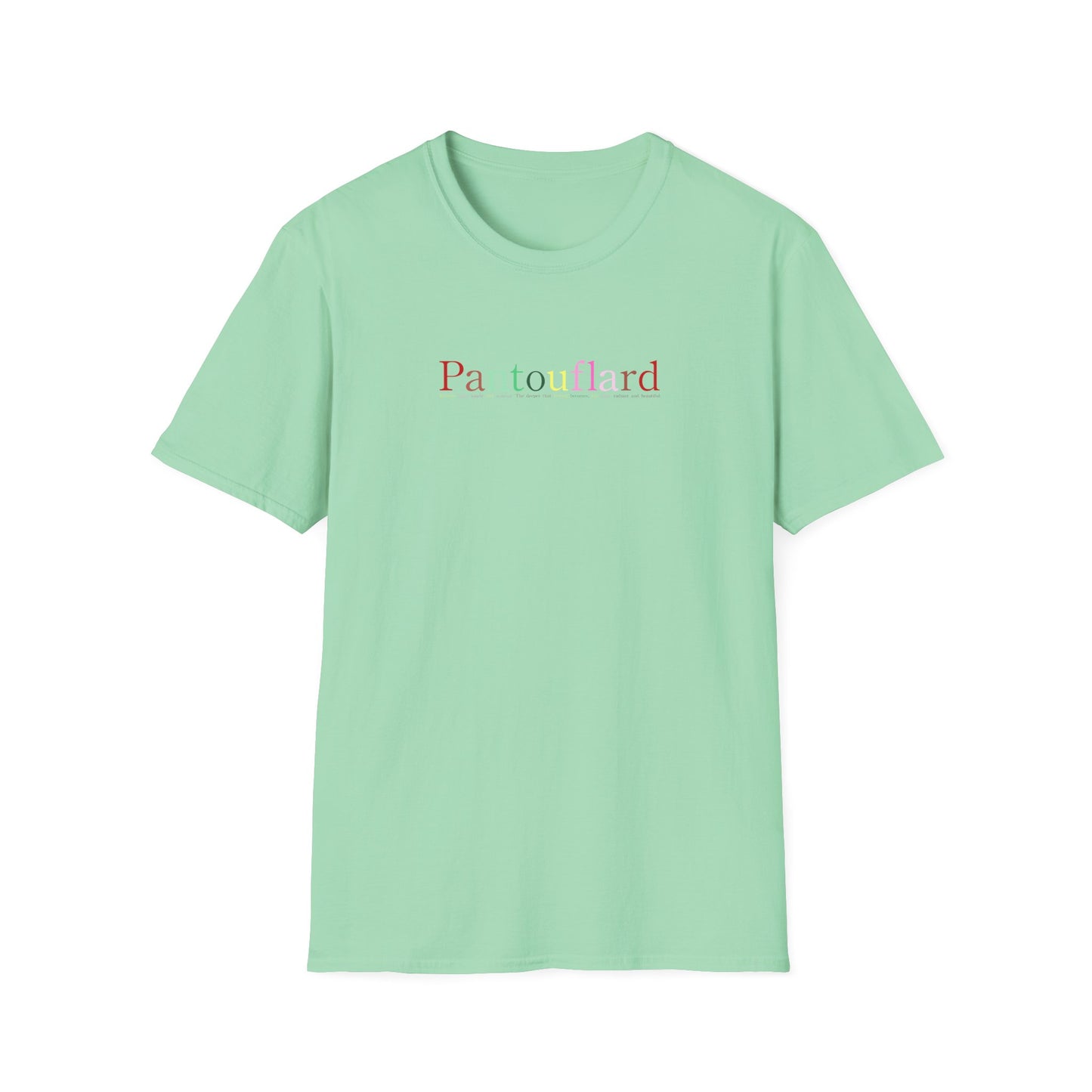 Camiseta unisex pastel juguetona, ropa casual, moda de tendencia