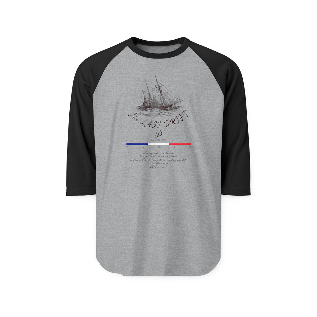 Unisex White Last Drift Cotton Raglan Shirt
