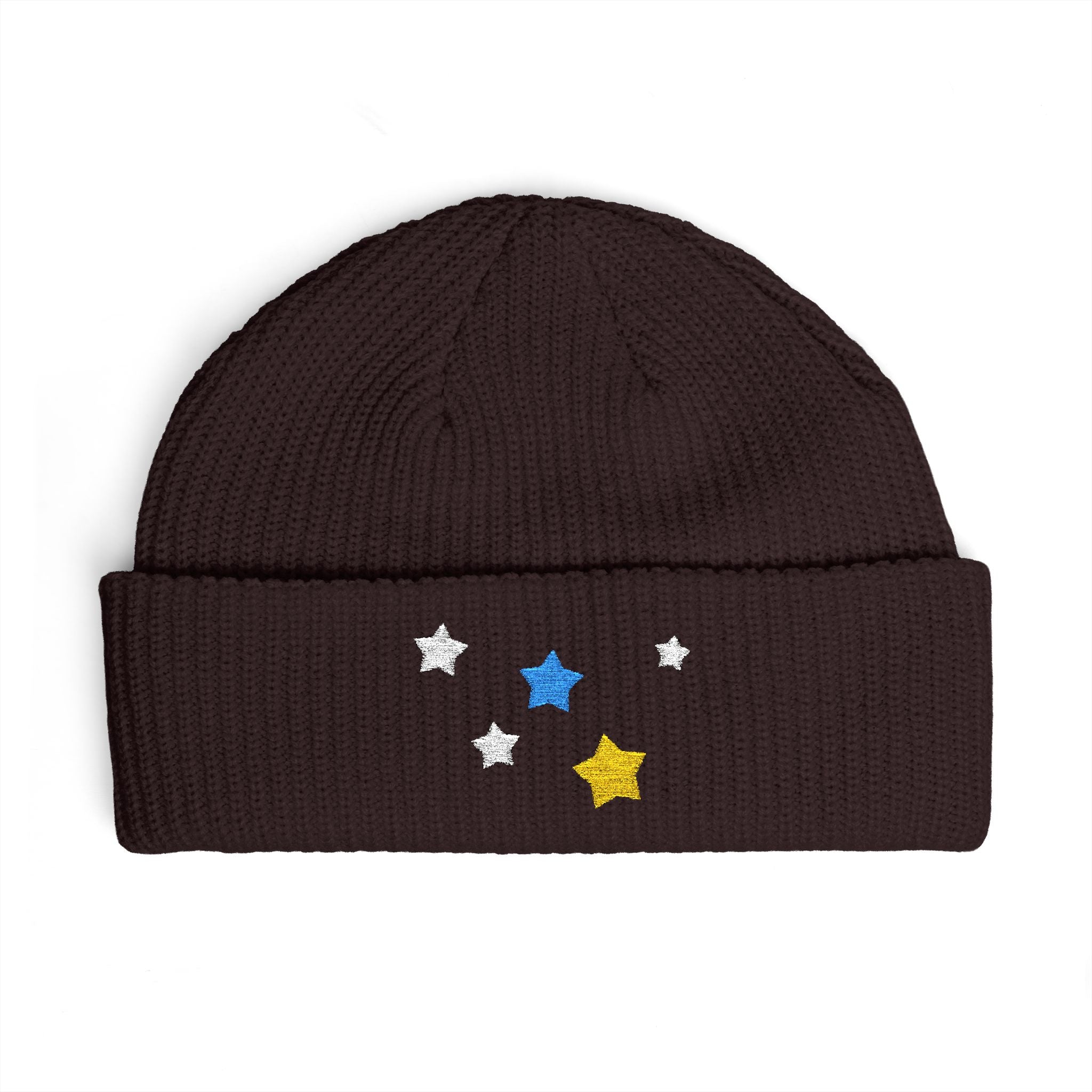 Pastel Lime color Kitschy Cassiopeia Constellation 100% Acrylic Cuff Beanie