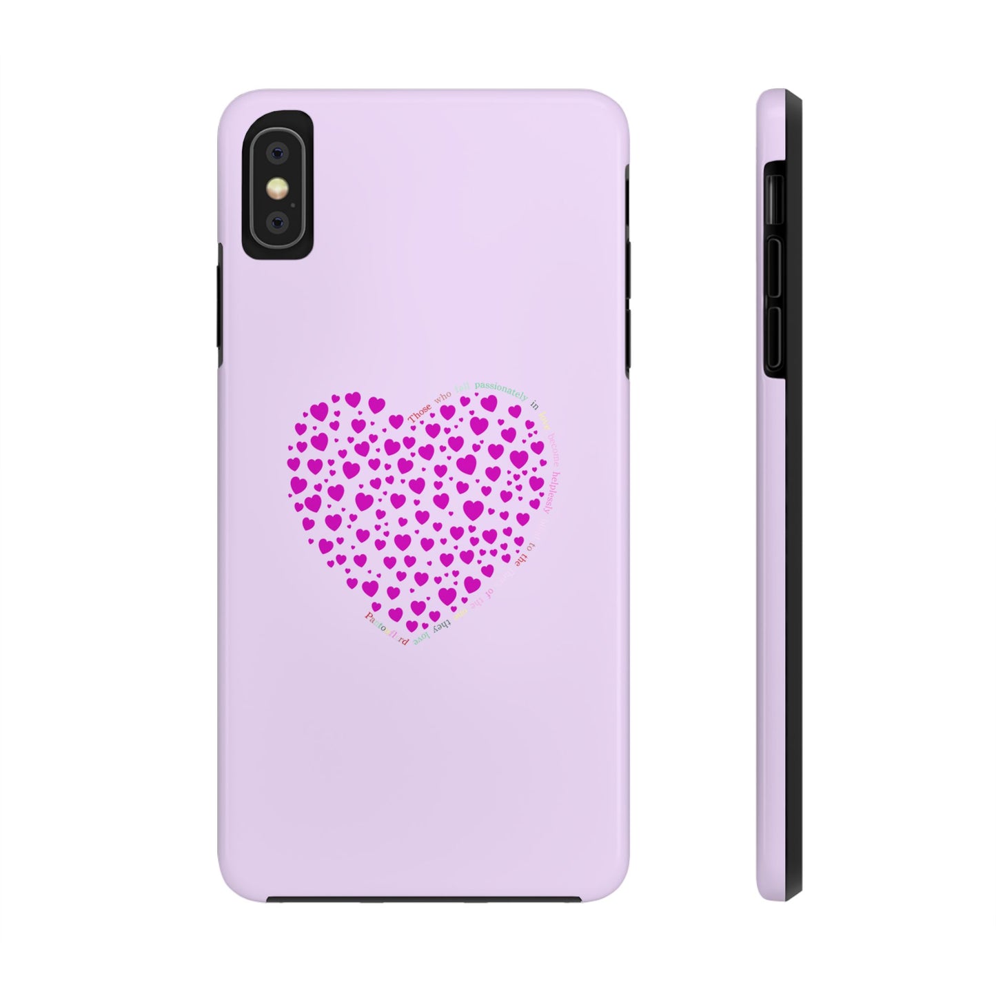 Pink Heart Design Tough iPhone Cases