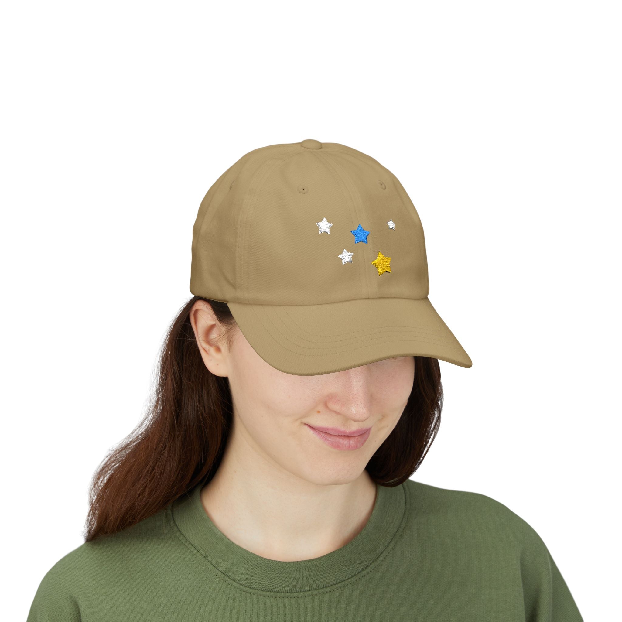 Unisex Cassiopeia Star Embroidered Cotton Dad Cap
