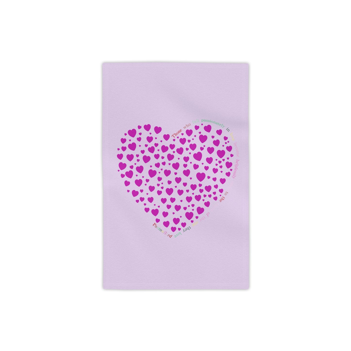 Beach Towels with Pink Heart Design , Cute Summer Accessories, Beach Day Essentials