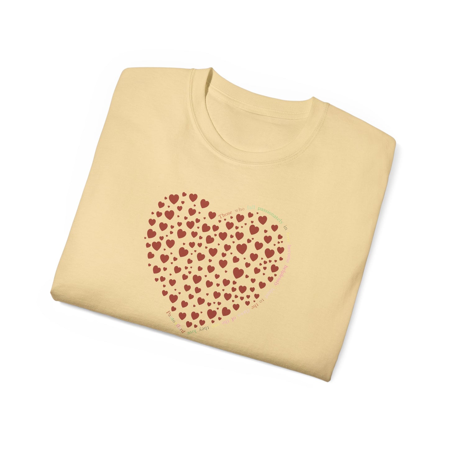 Red Heart Unisex Kurzarm-T-Shirt