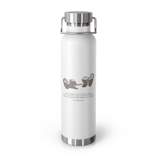 Black Fierce Honey Badgers Quote 22oz Copper Vacuum Insulated Bottle