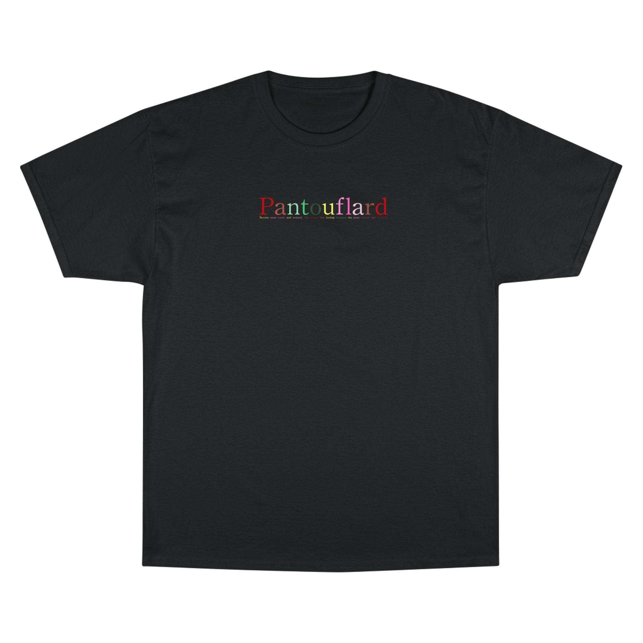 Champion Men's & Women's Black Heavyweight T-Shirt - 6.1oz Heritage Cotton Graphic Tee