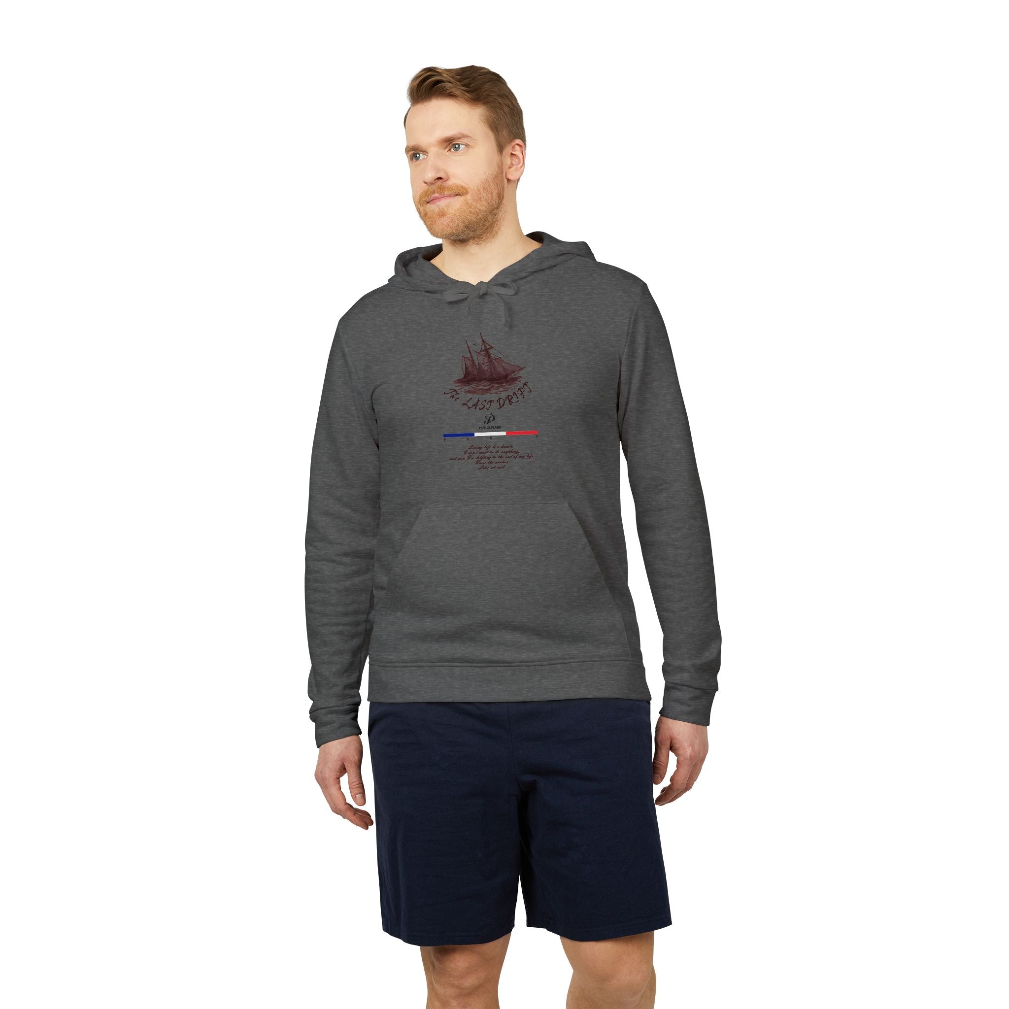 Old Money Yacht Club Hoodie - The Last Drift I (Authentic Adidas Sporty Rich Fleece)