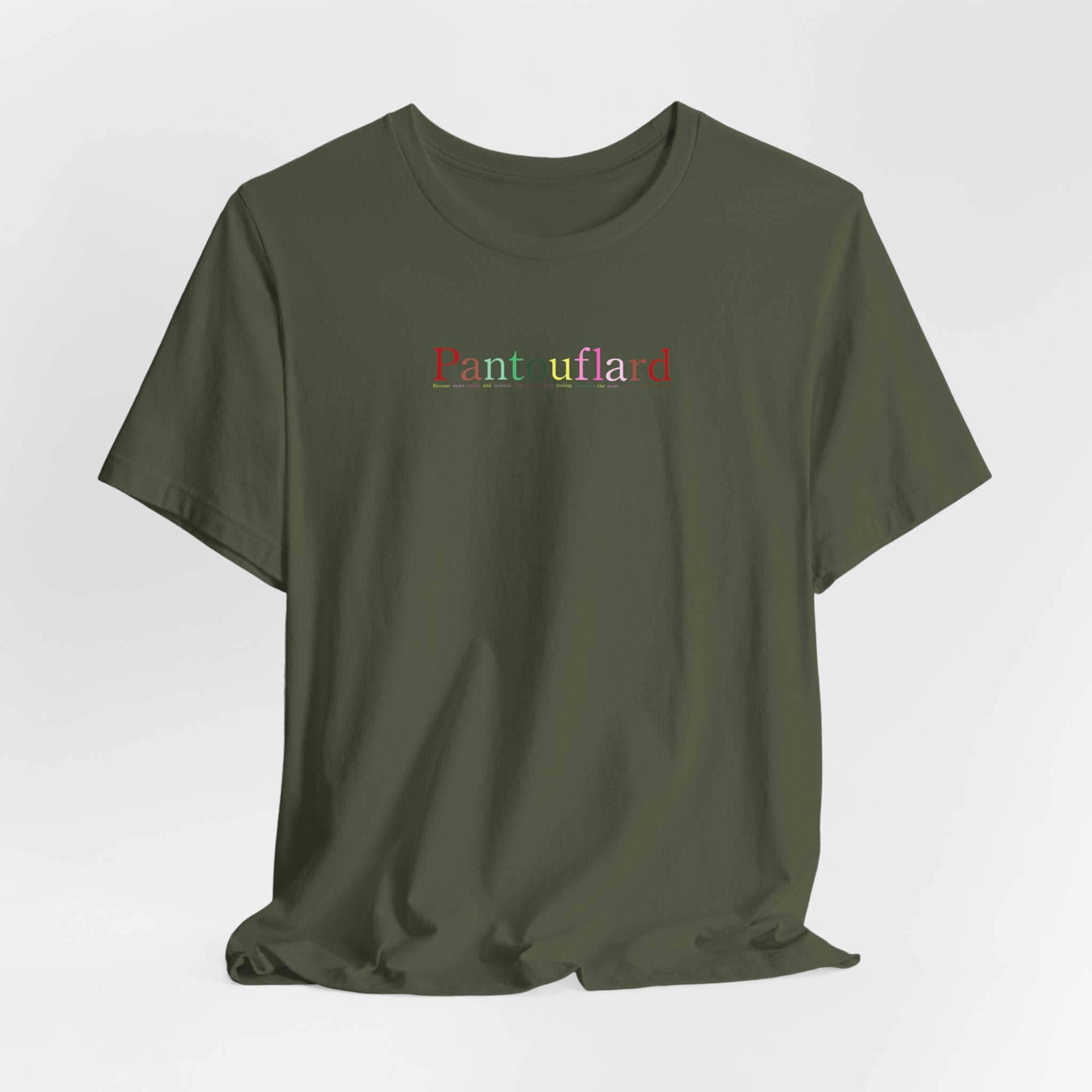 Unisex Minimalist Logo T-Shirt - 100% Airlume Cotton Soft Jersey Tee