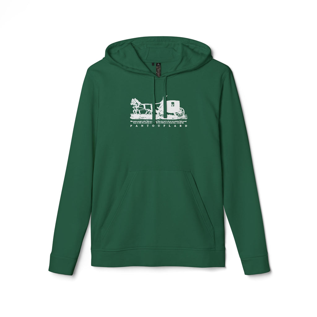 Old Money Tennis Club Hoodie - The Timeless Carriage II (Authentic Adidas Performance Fleece)