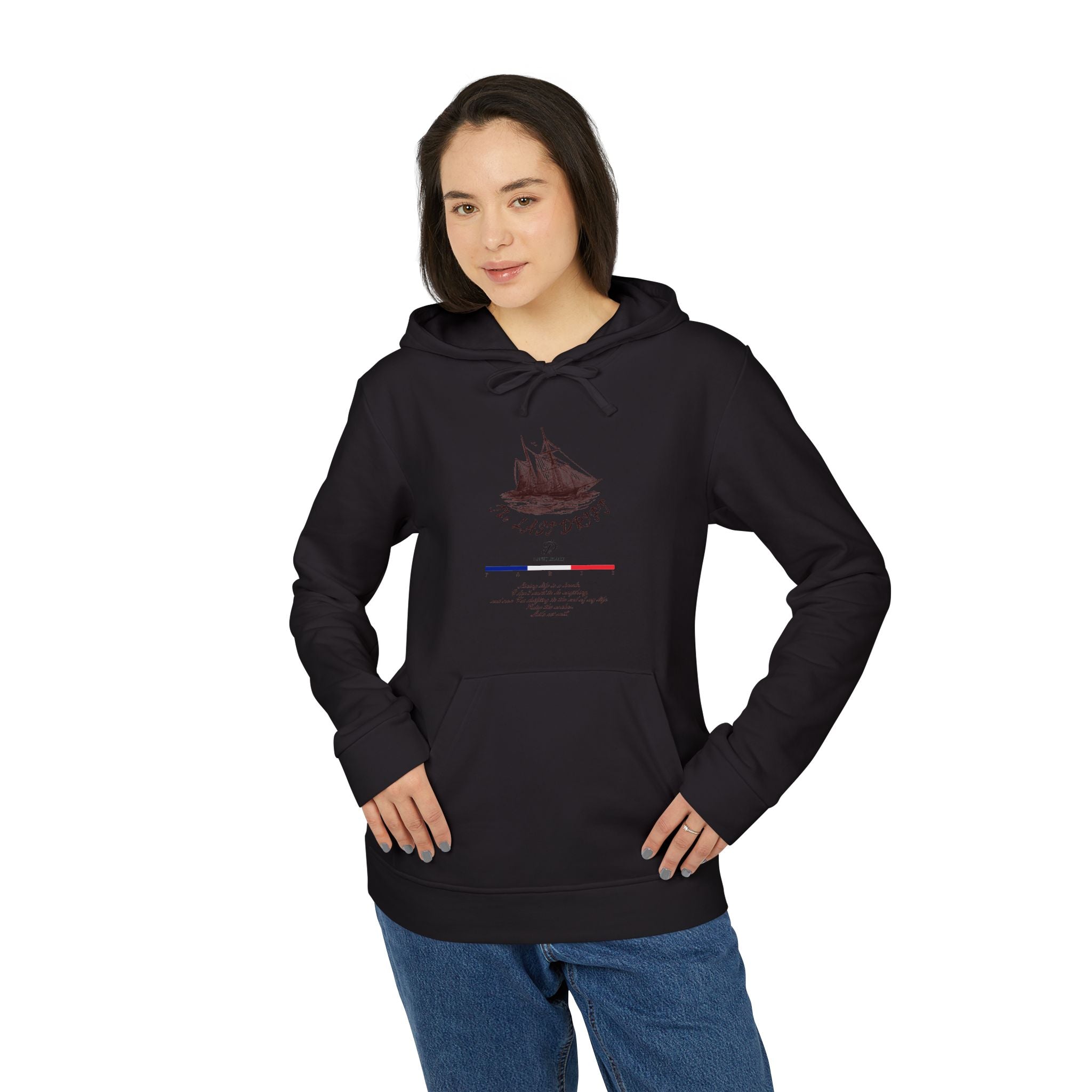 Old Money Yacht Club Hoodie - The Last Drift I (Authentic Adidas Sporty Rich Fleece)