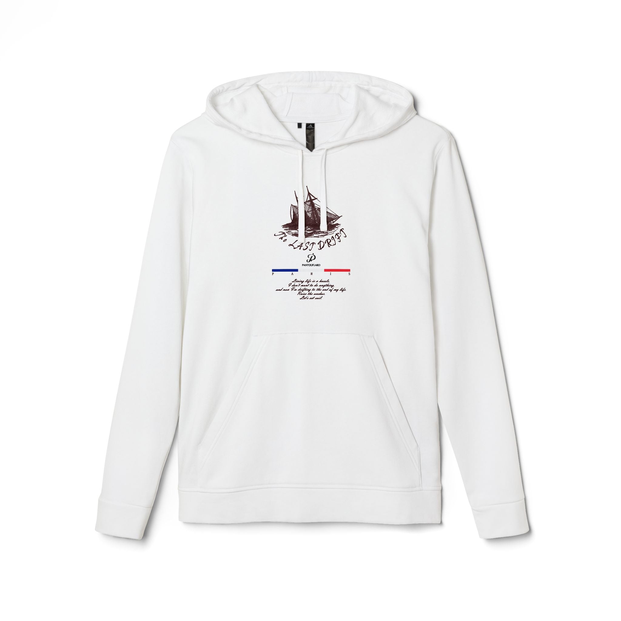 Old Money Yacht Club Hoodie - The Last Drift I (Authentic Adidas Sporty Rich Fleece)