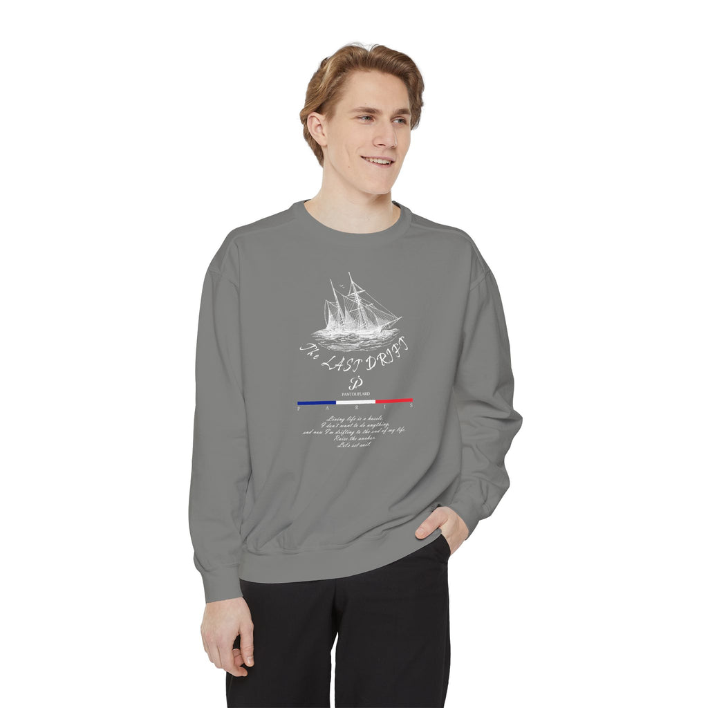 Unisex Navy Last Drift Cotton Blend Sweatshirt