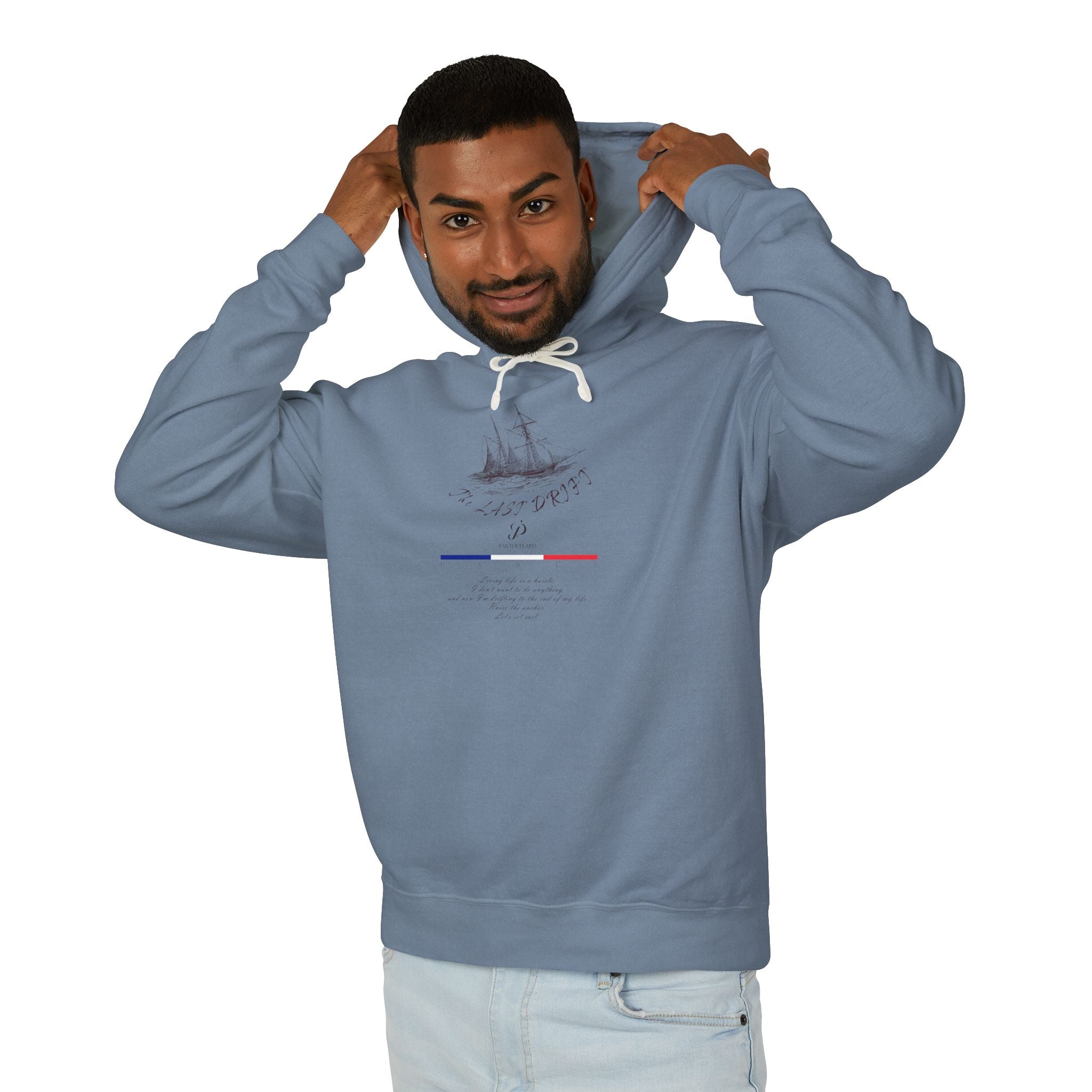 Old Money Nautical Heritage Hoodie - The Last Drift I (Lightweight 100% Cotton Coastal Pullover)
