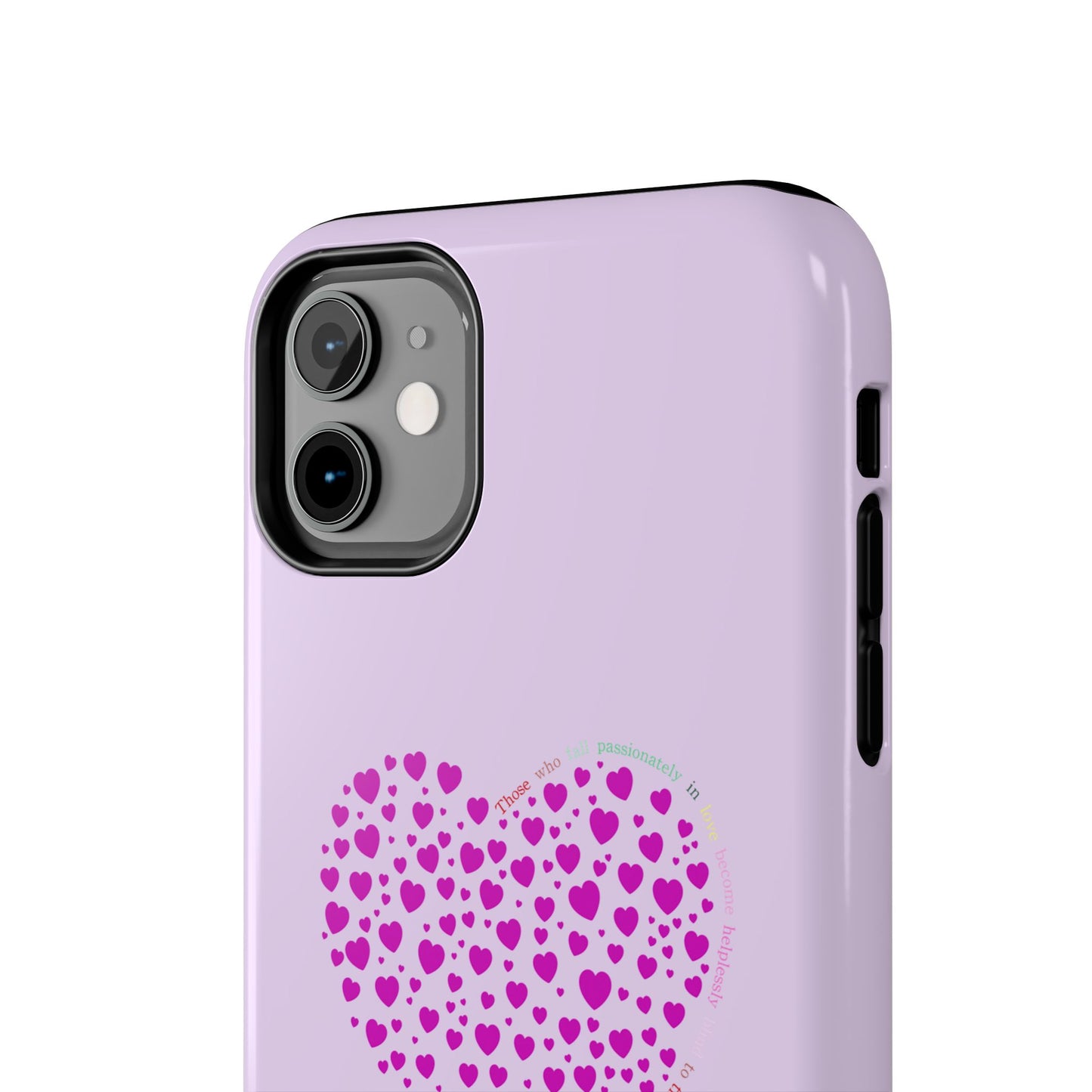 Pink Heart Design Tough iPhone Cases