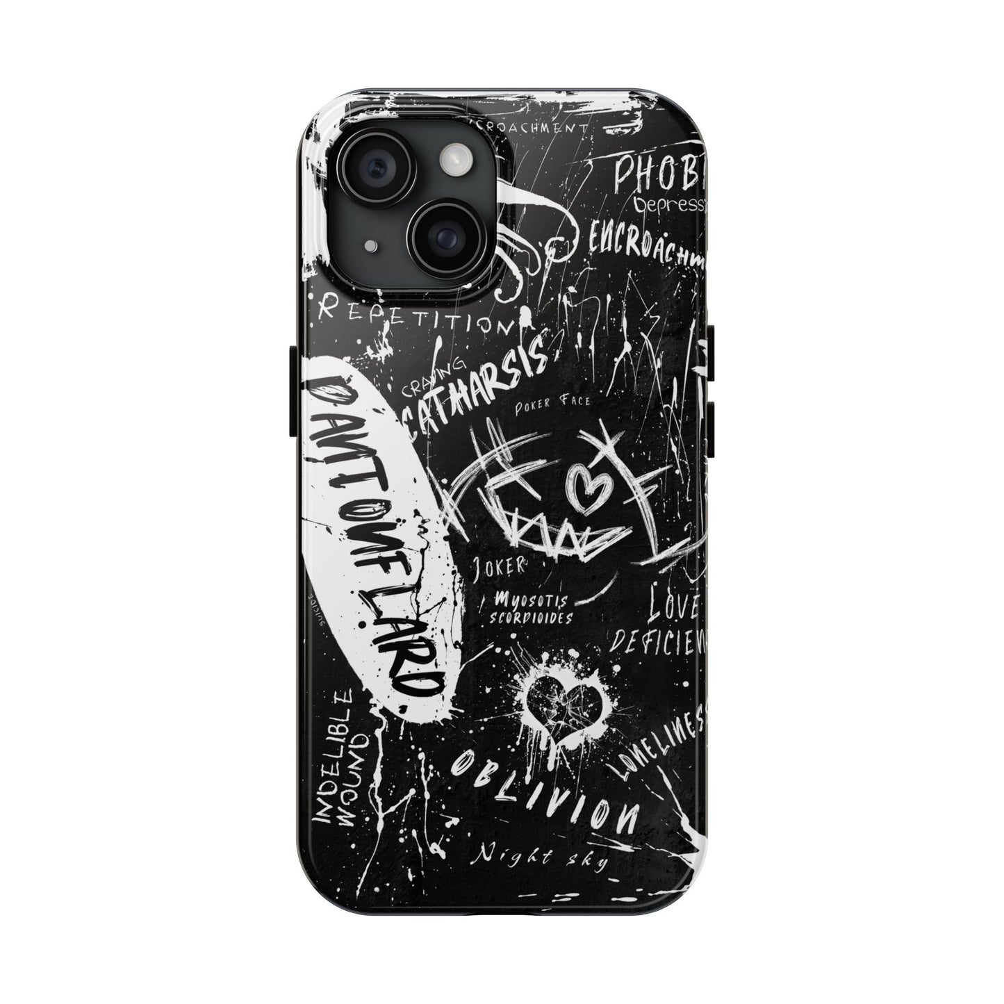 Edgy iPhone Cases for Tough Love - Perfect for Teens and Young Adults, Trendy Art, Unique Gift, Phone Accessories